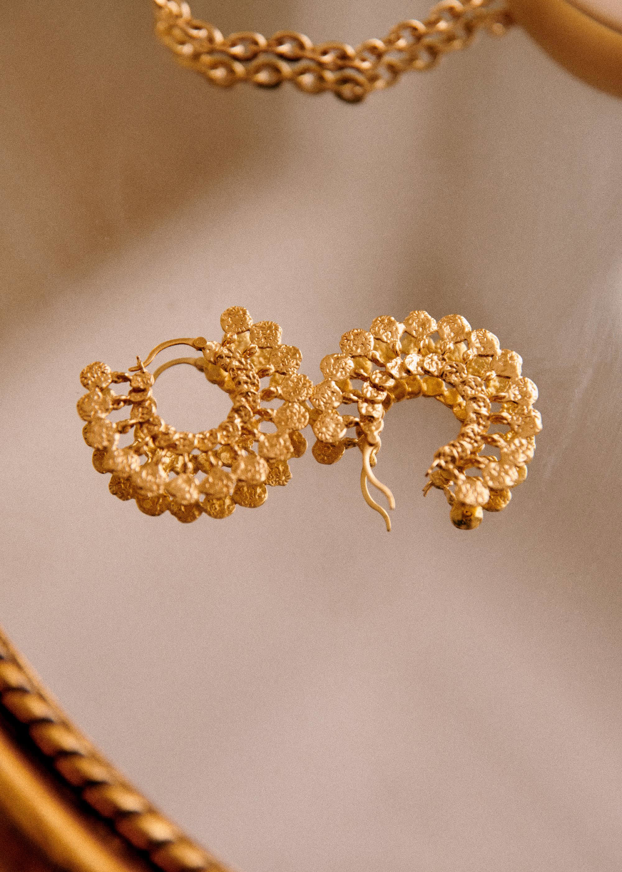 Anneaux Tia - Doré - E-SHOP/BIJOUX Boucles d'Oreilles 5905778
