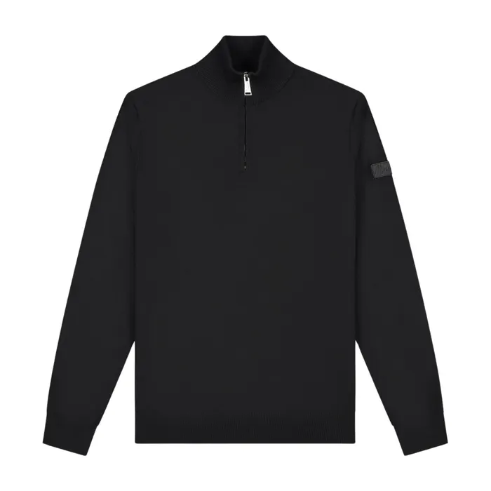 Malelions Knitted 1/4 Zip Sweater Heren