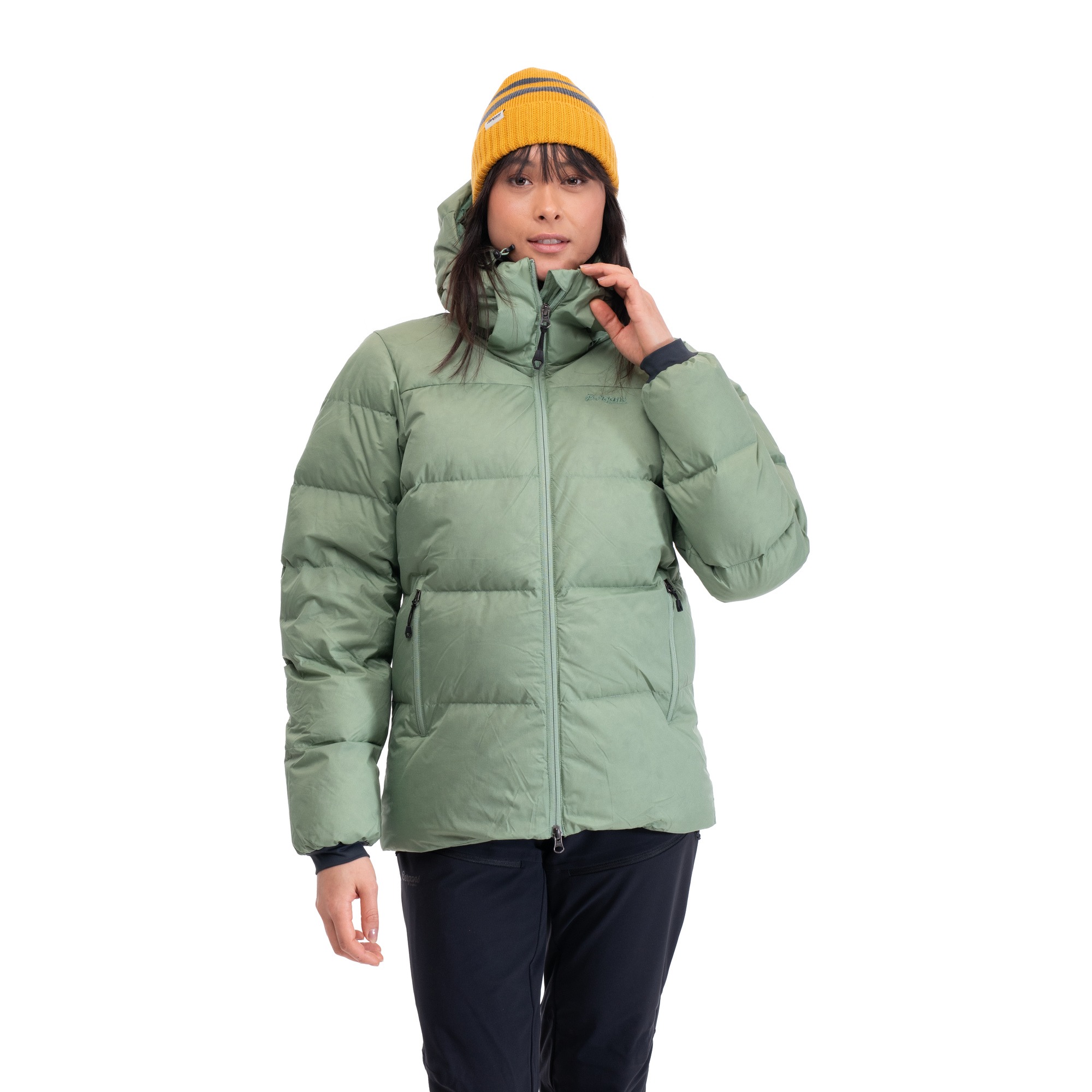 Lava Warm Down Jacket w/Hood Dame Jade Green