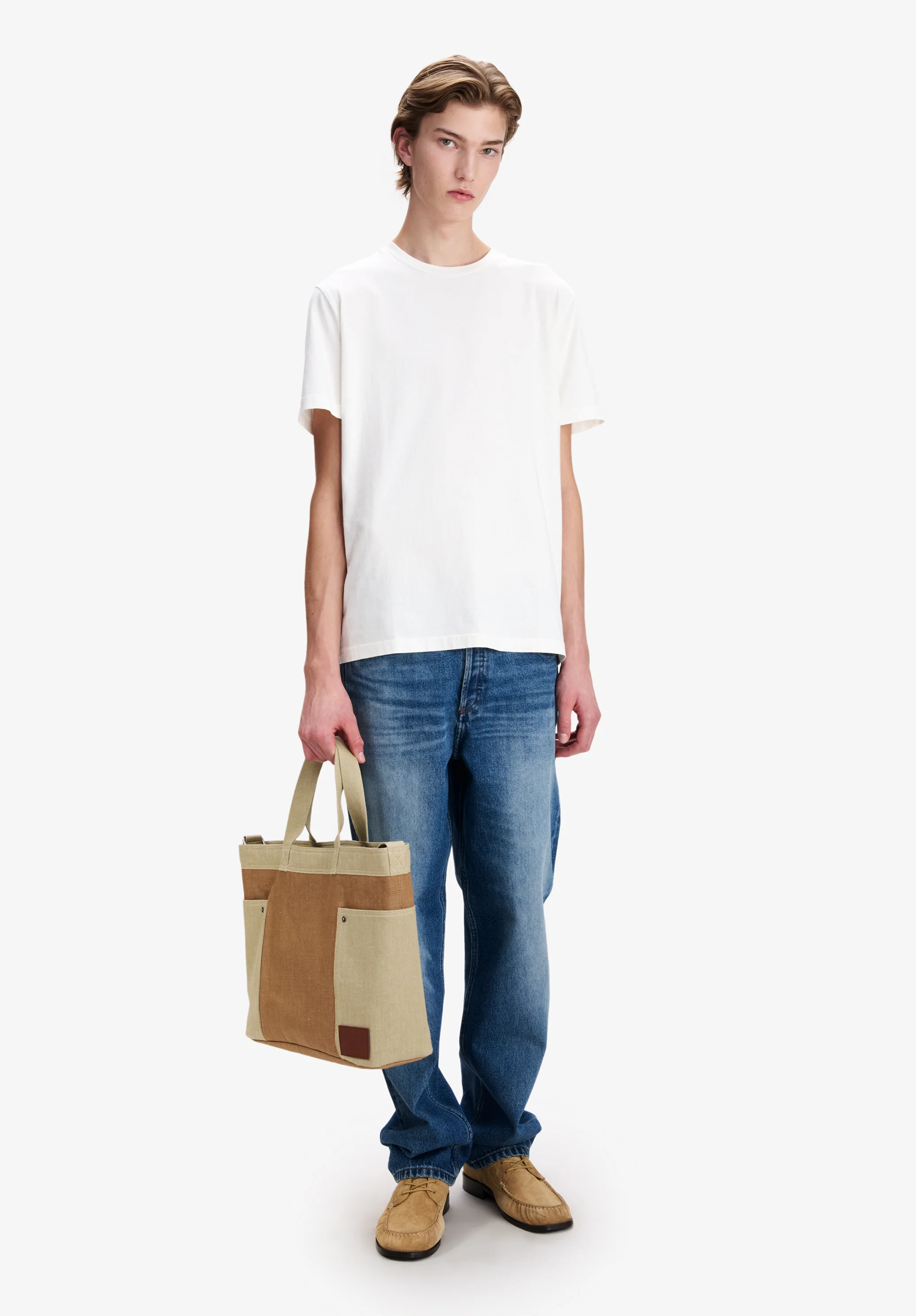 T-Shirt blanc cassé A.P.C. Automne 26 - Blanc casse