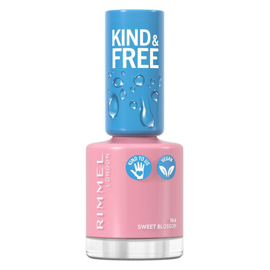 Rimmel London Kind & Free Clean Cosmetics Nail Polish 163 Sweet Blossom 8ml