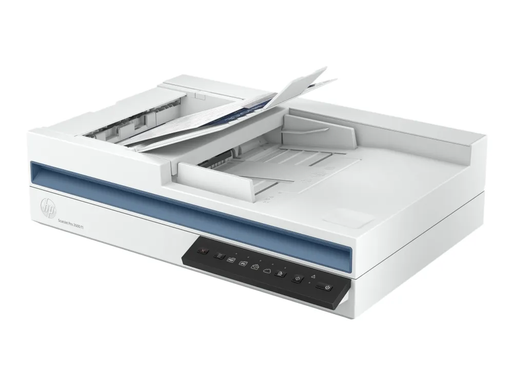 HP Scanjet Pro 2600 f1 - Dokumentscanner - CMOS / CIS - Duplex - A4/Legal - 1200 dpi x 1200 dpi - op til 25 ppm (mono) / op til 25 ppm (farve) - ADF (60 ark) - op til 1500 scanninger pr. dag - USB 2.0