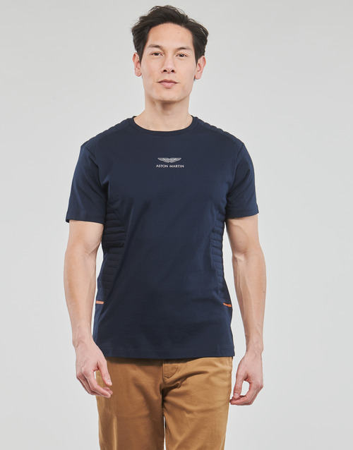 Hackett - ASTON MARTIN BY HACKETT AMR MOTO TEE - Marine