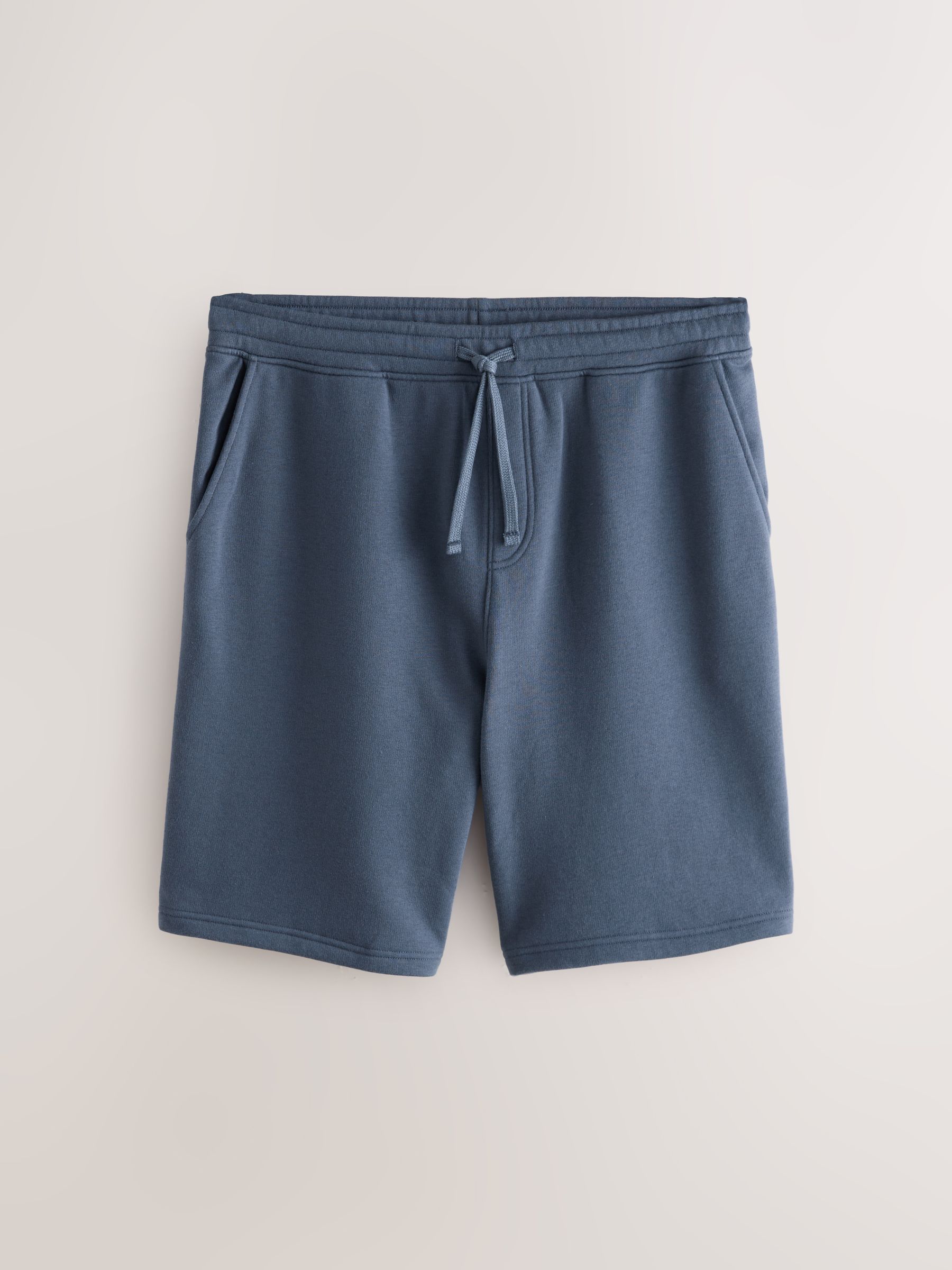 Vintage blauw - Cotton Blend Brushed Jersey Shorts