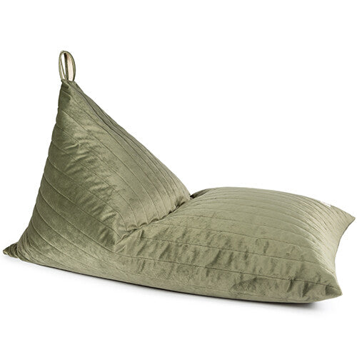Nobodinoz zitzak essaouira velvet - olive green 115 cm
