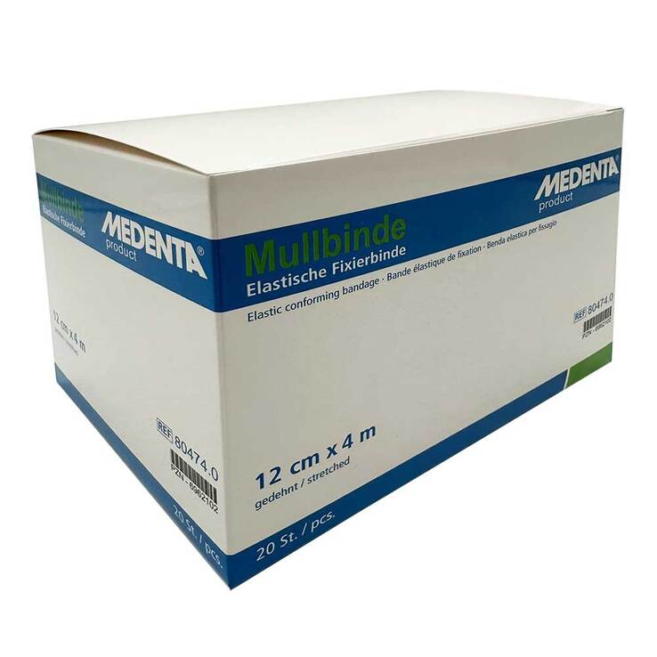 Mullbinden elastisch 4mx12cm, 20 St