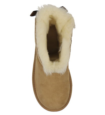 UGG Teddyboots - K Mini Bailey Bow ll -Chestnut
