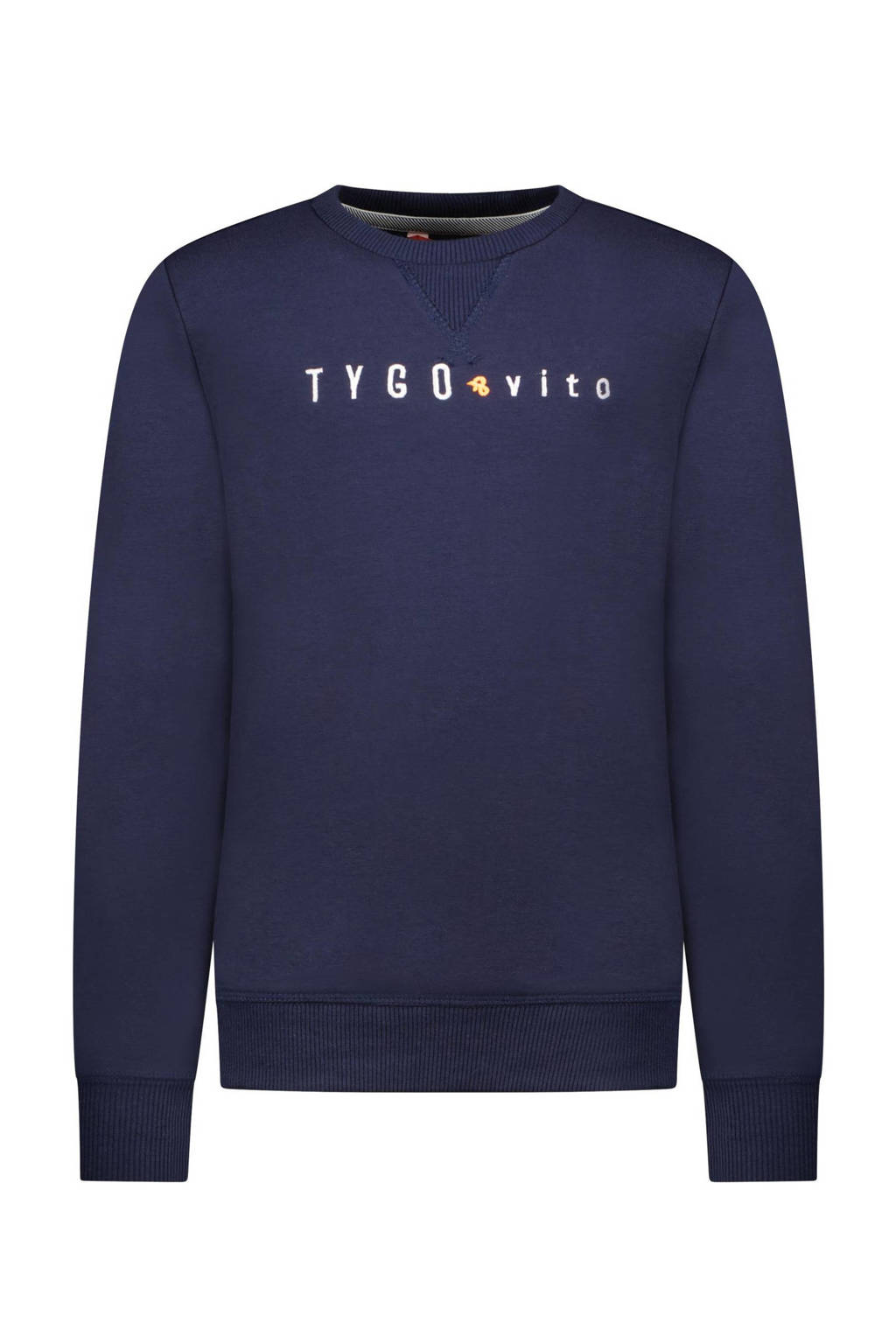 TYGO & vito sweater donkerblauw