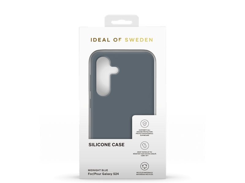 Ideal of Sweden Back Cover Silicone Galaxy S24 Blau Silikon-Backcover für das Samsung Galaxy S24