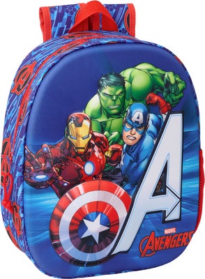 Marvel Avengers 3D Ryggsekk 8.5L, Blå