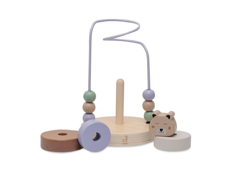 Jollein Aktivitässpirale Cheetah aus Holz Holzspirale Jungle Jumbo