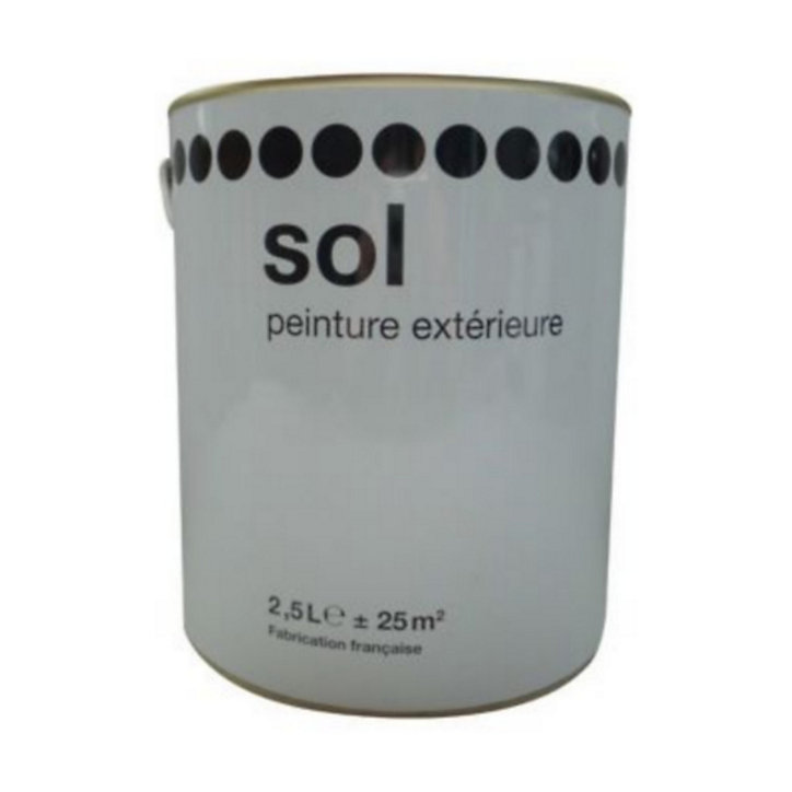 Peinture extérieure sol gris satin 2,5L