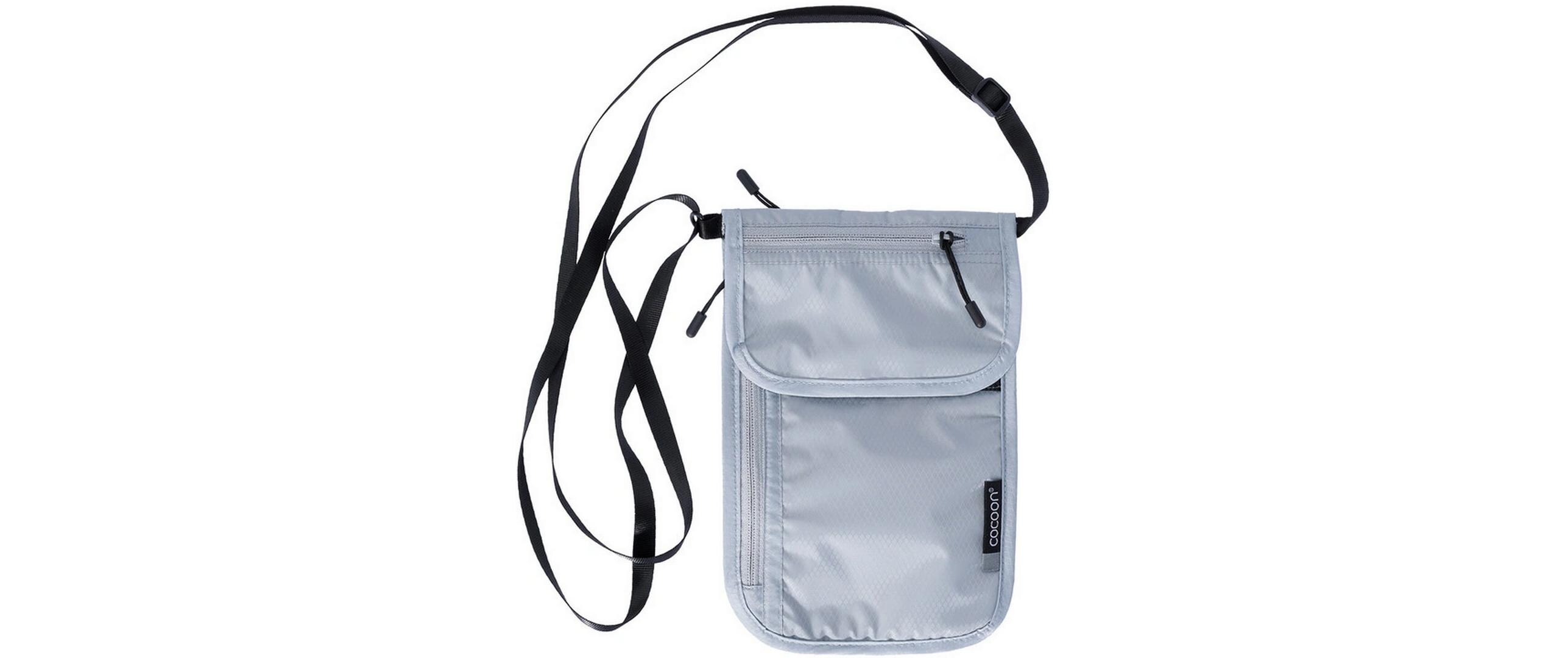 Travel Neck Wallet HellgrauLeichter Brustbeutel