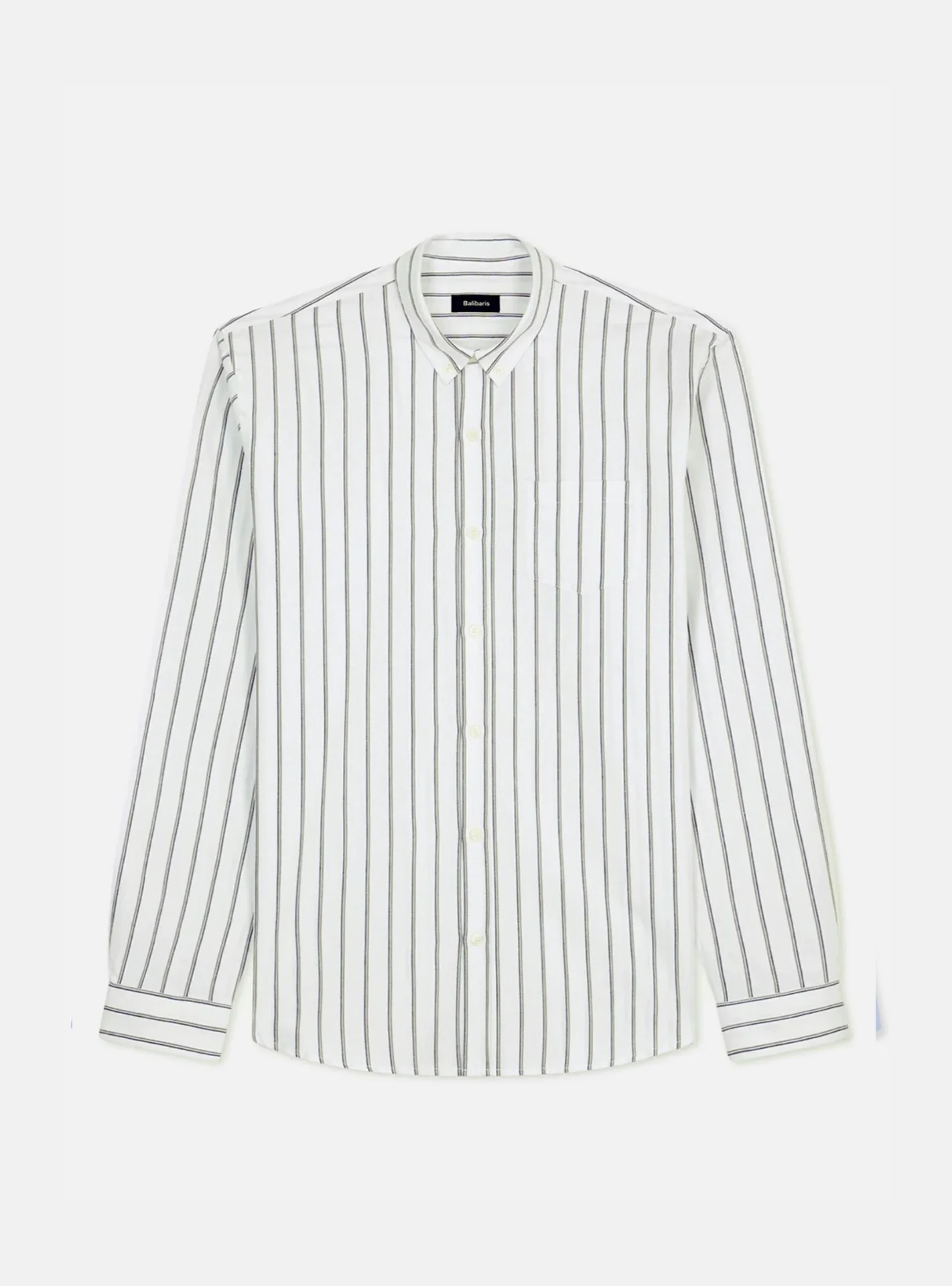 Chemise Tribeca Rayée Ecru Kenya