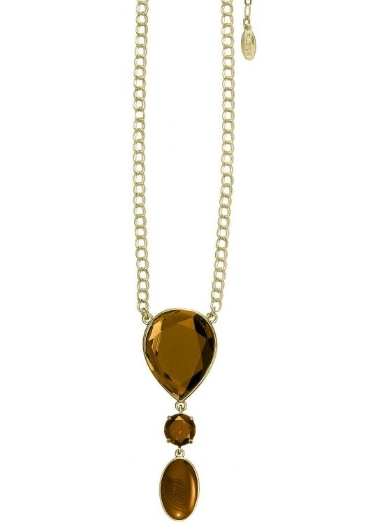 Pilgrim GoDiva Damenhalskette, brown/gold 549521