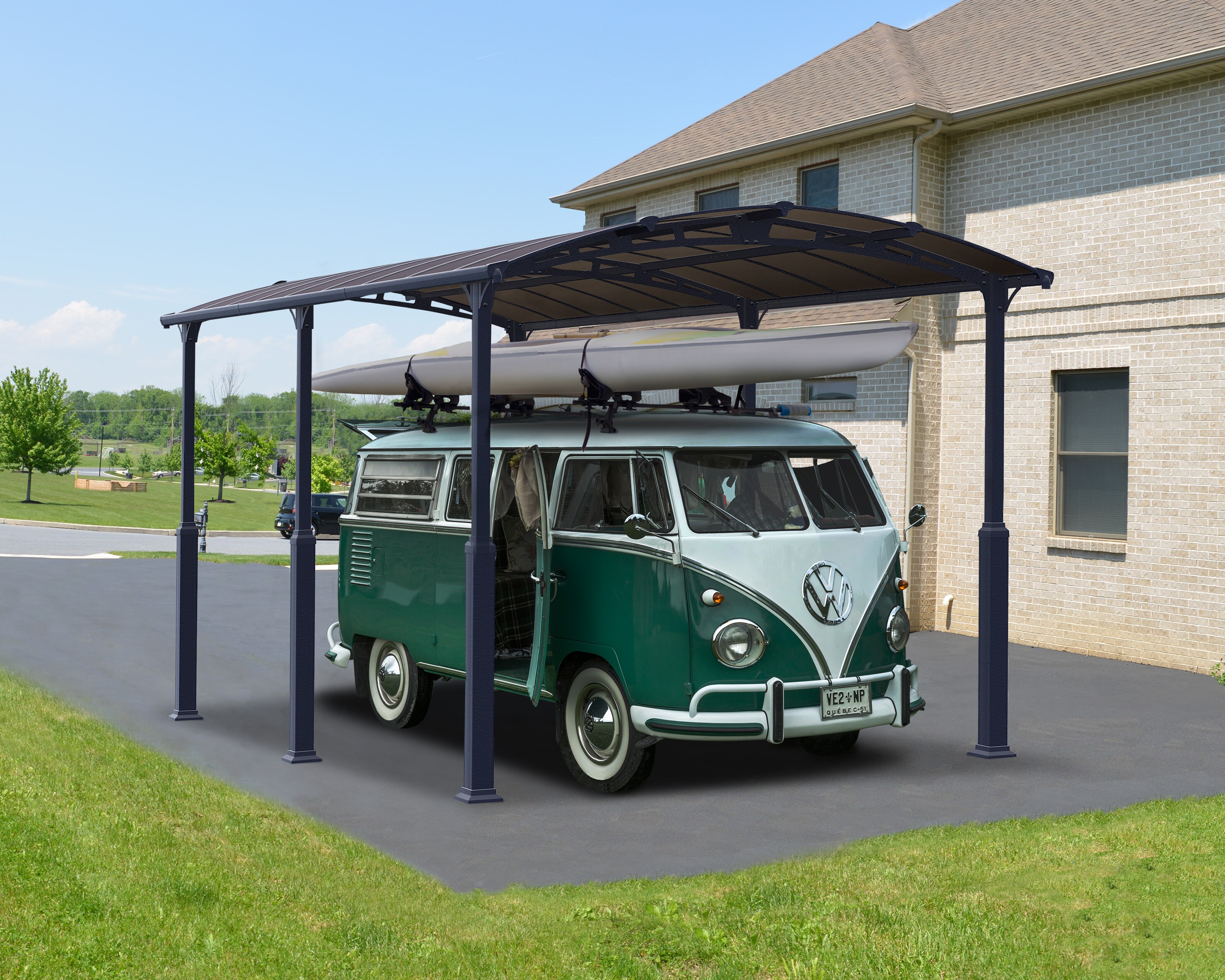 Palram - Canopia | Alpine 3.6 X 6.5 Carport Wohnmobil, anthrazit