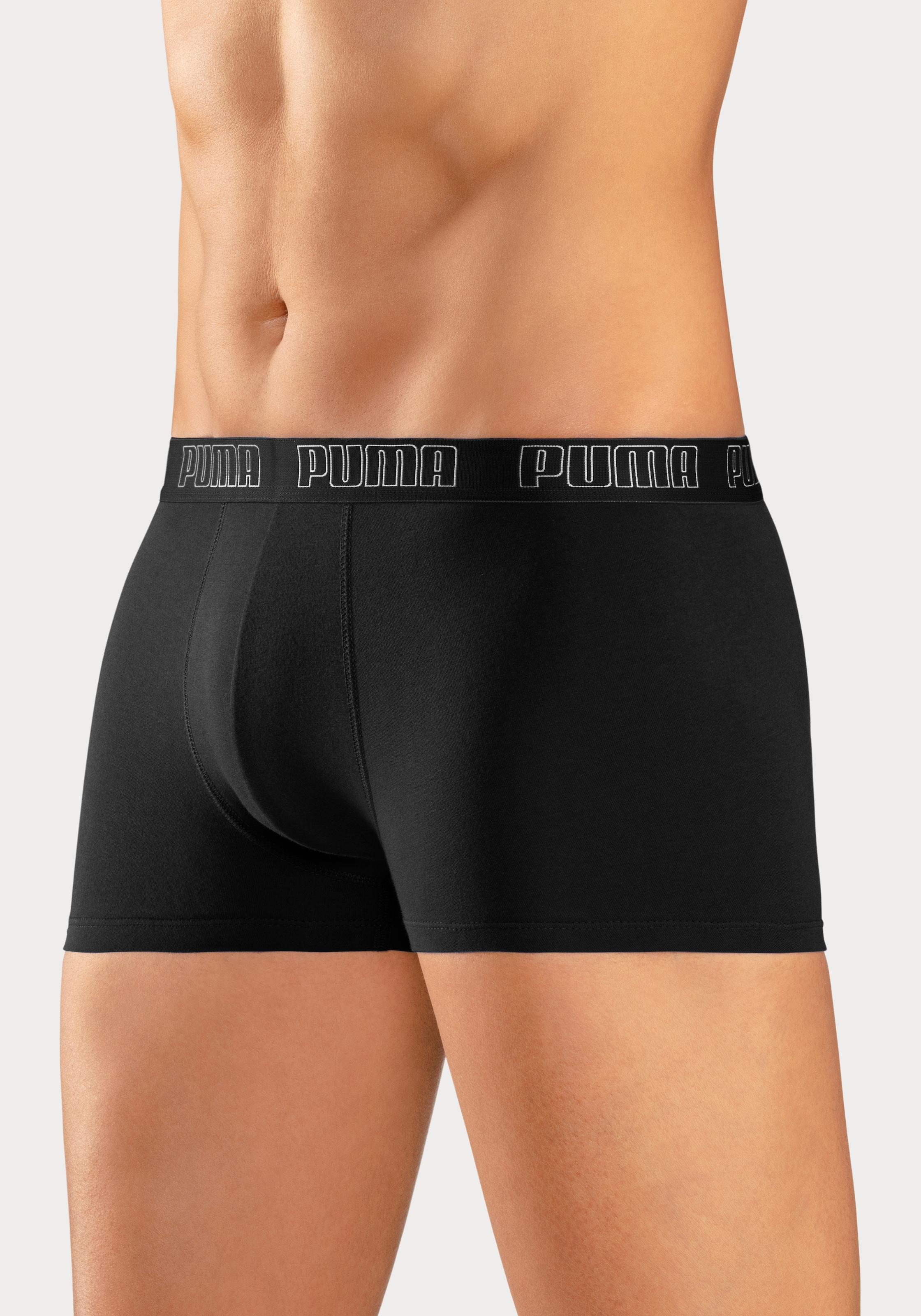 PUMA Hipster, 4er-Packer Packung, mit komfortablem Bund