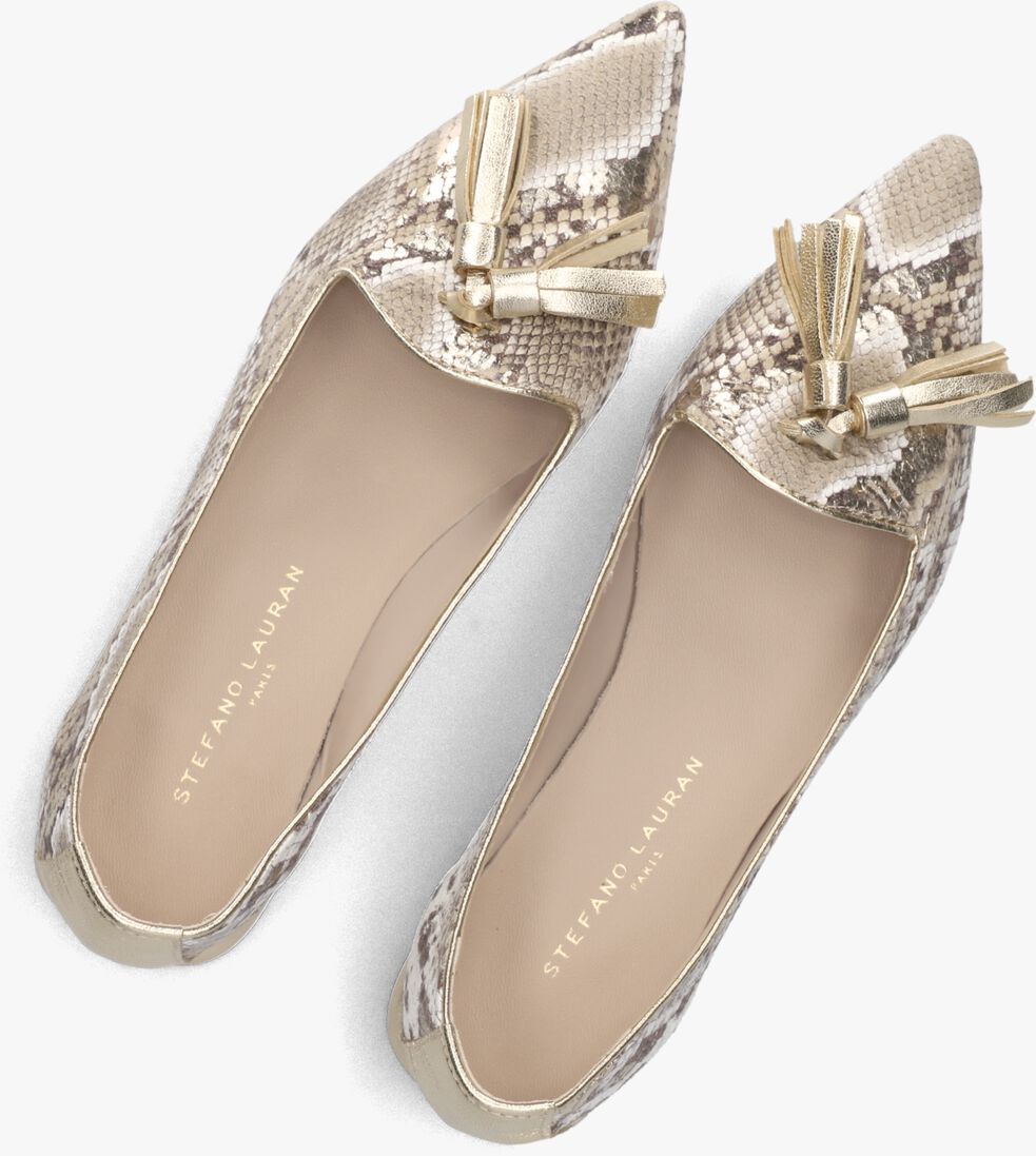 gouden stefano lauran loafers pisa