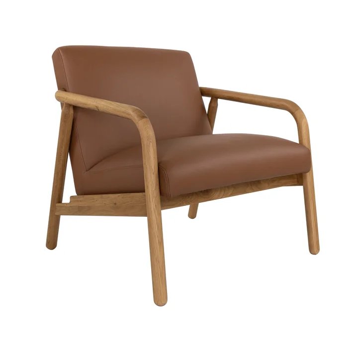 Studio Zondag - SZ1 Lounge Stuhl, Eiche / cognac