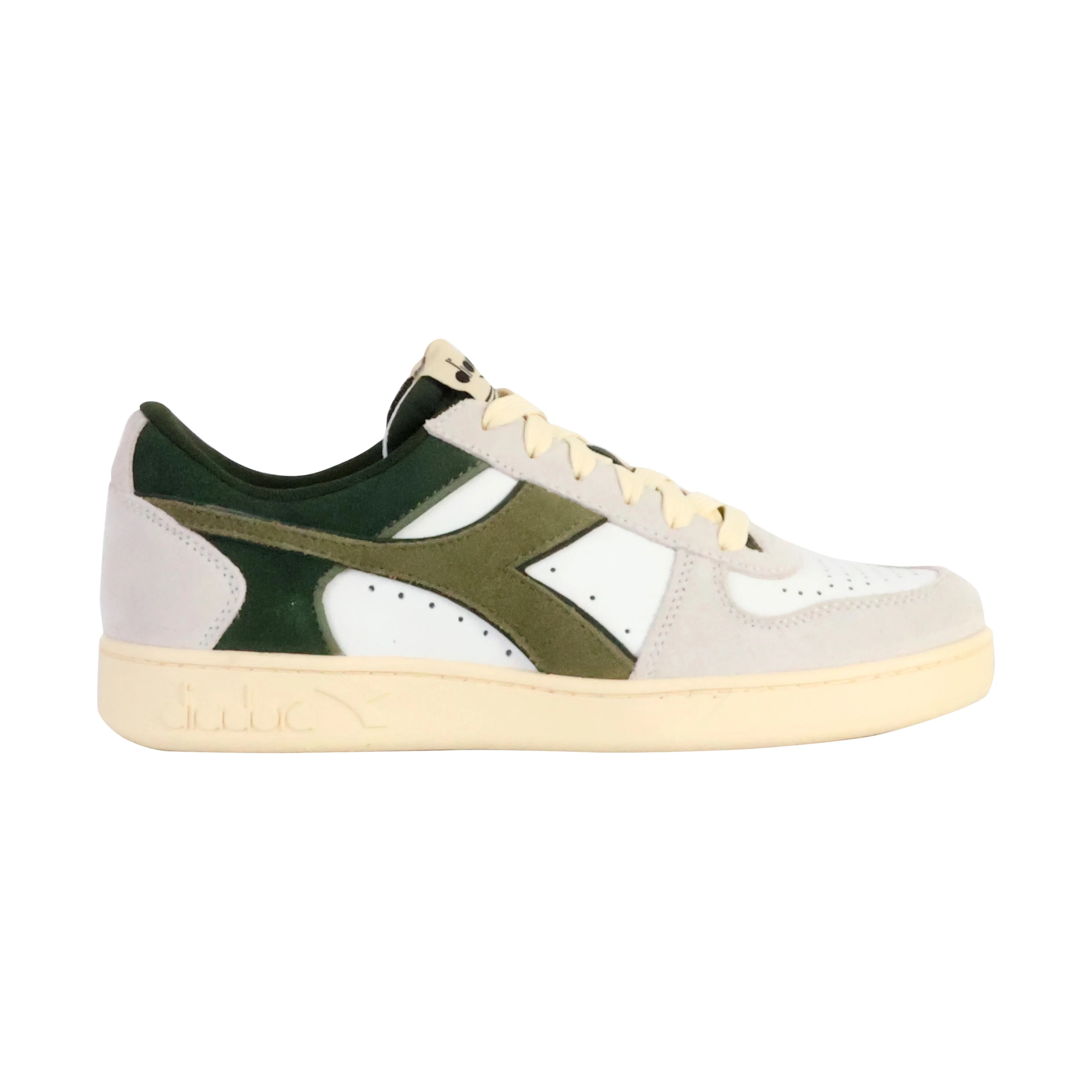 Basket cuirmagic low suede leather | Blanc