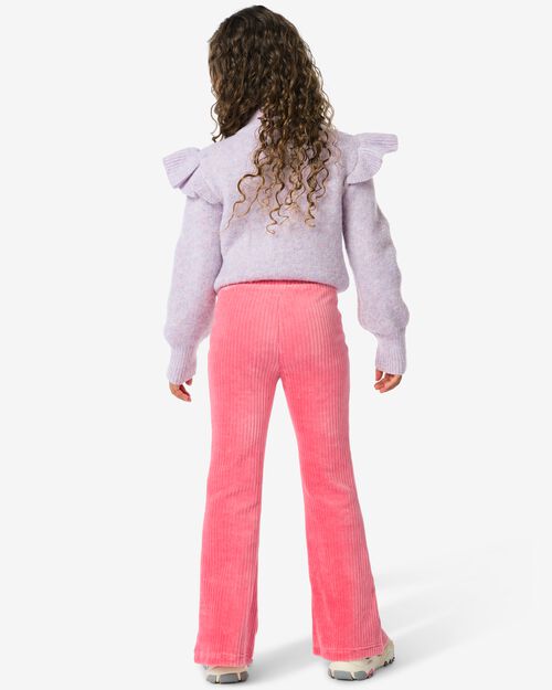 legging évasé pour enfants rose