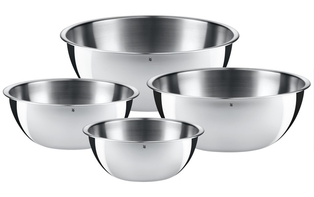 WMF Rührschüssel »Gourmet 0.75 l/1 l/2 l/2.7« 4 Stk. aus Edelstahl
