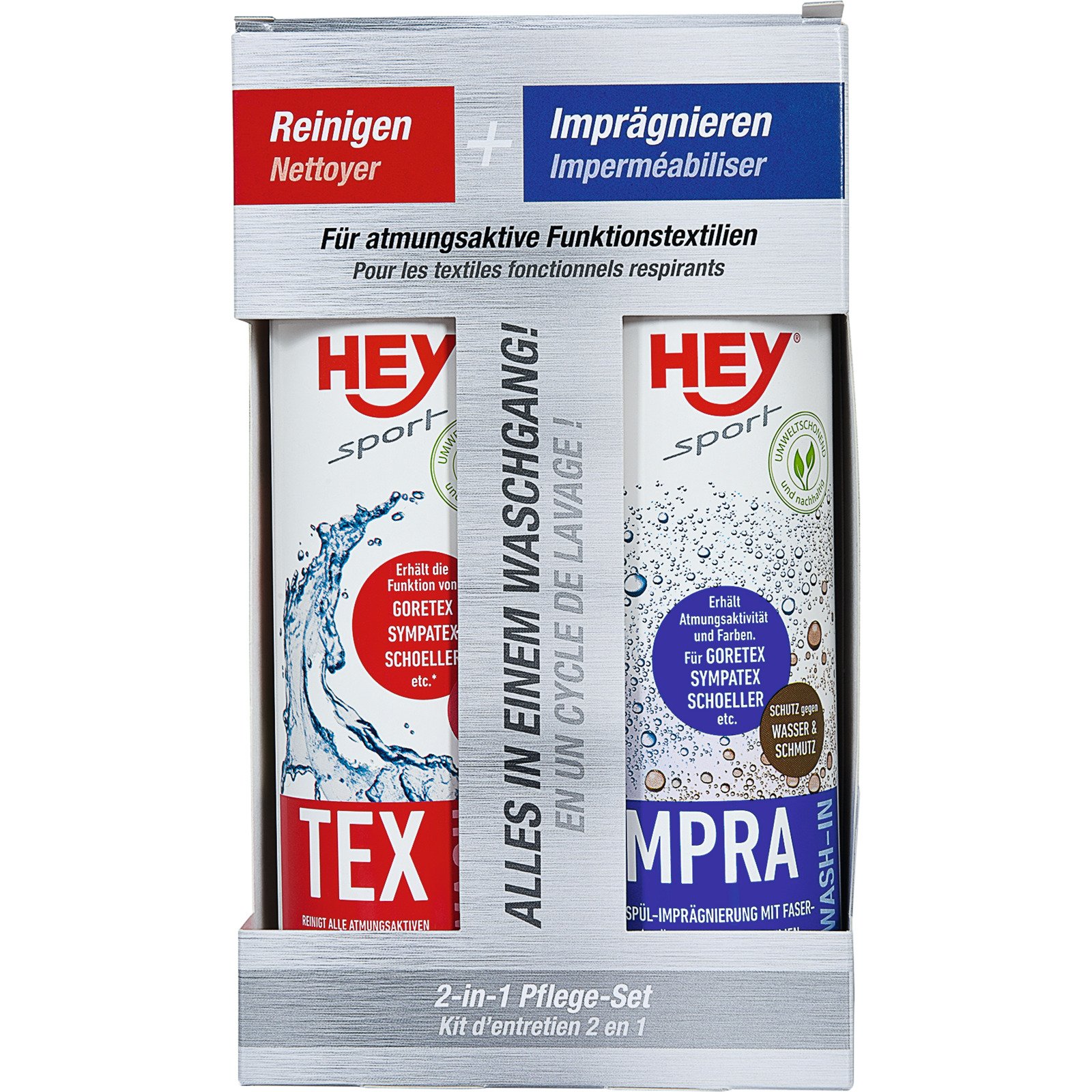 *Hey Sport Tex Wash & Impra Wash- In Set