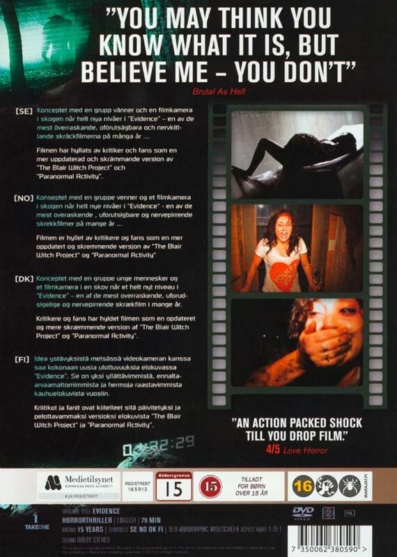 Evidence - 2012 - DVD