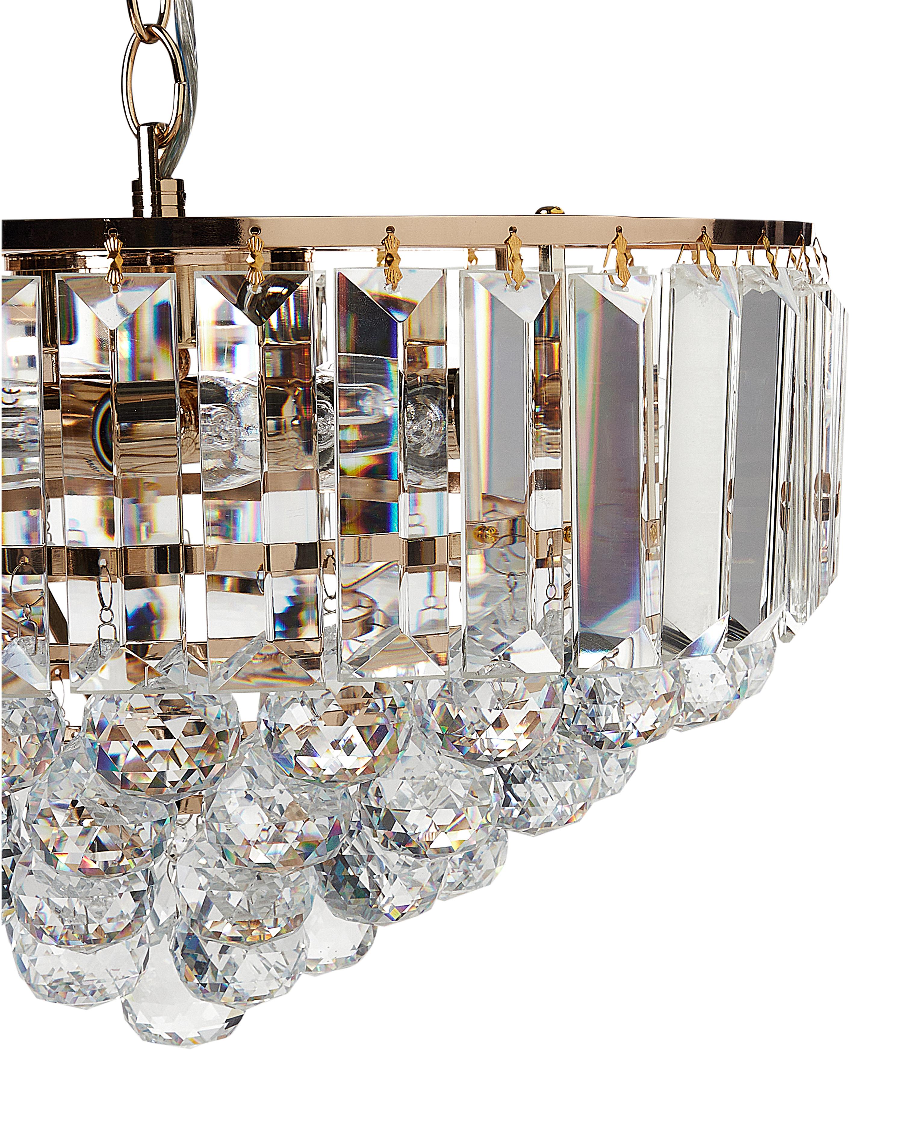 Kroonluchter ACHEIRO L Kristal Goud
