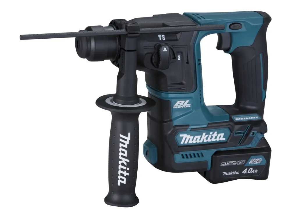 Makita HR166DSMJ - Roterende hammer - ledningfri - 2 tilstande - SDS-plus - 1.1 Joule - 2 batterier - 10.8 V
