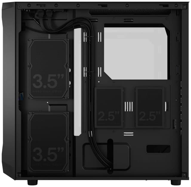 Fractal Focus 2 RGB sort TG Clear Tint computerkabinet