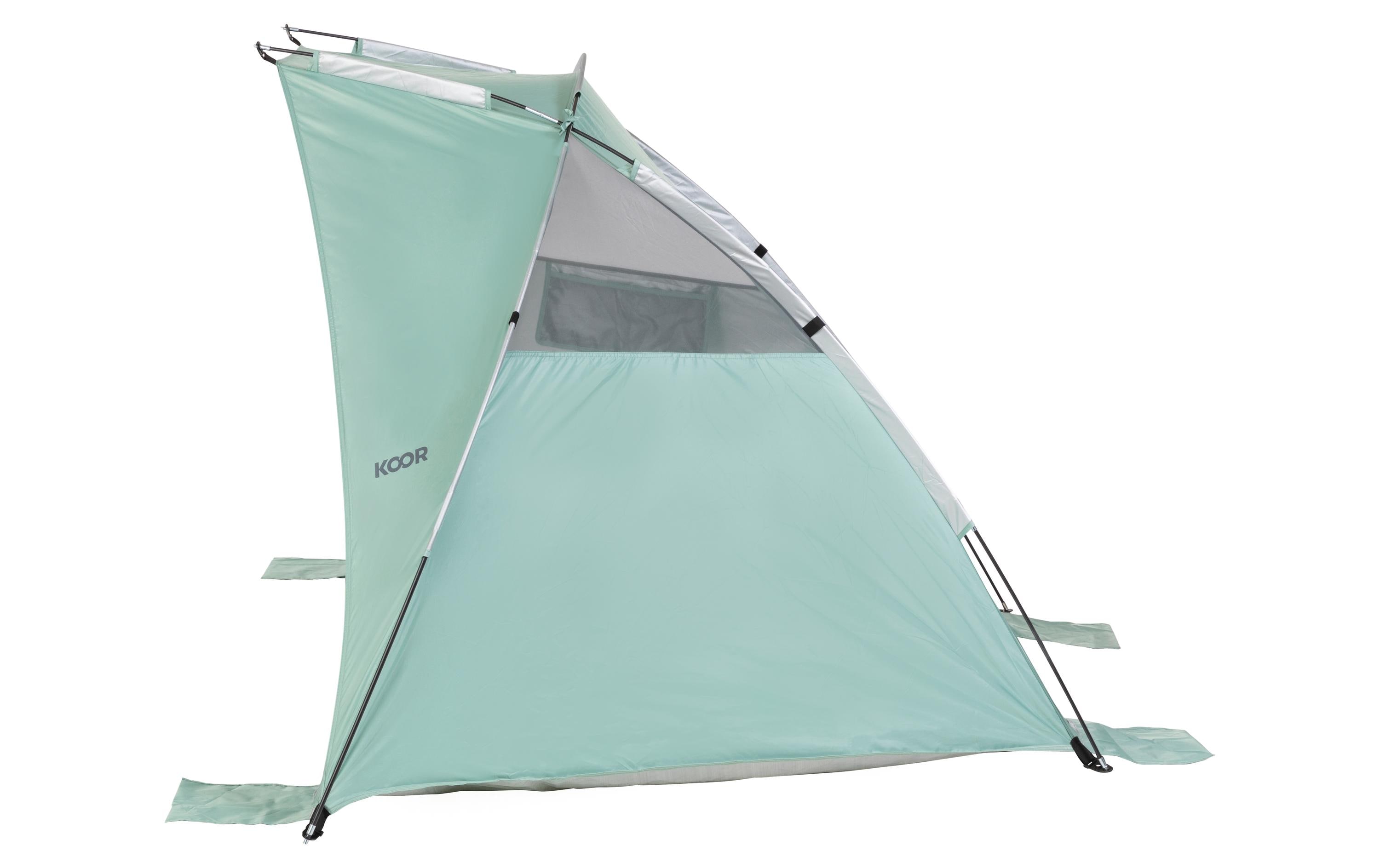 Strandzelt XL, Granite GreenStrandmuschel schützt vor Sonne, Wind und leichtem Regen