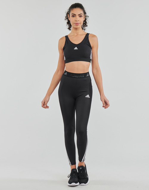 adidas Performance - TECH-FIT 3 Stripes Leggings - black
