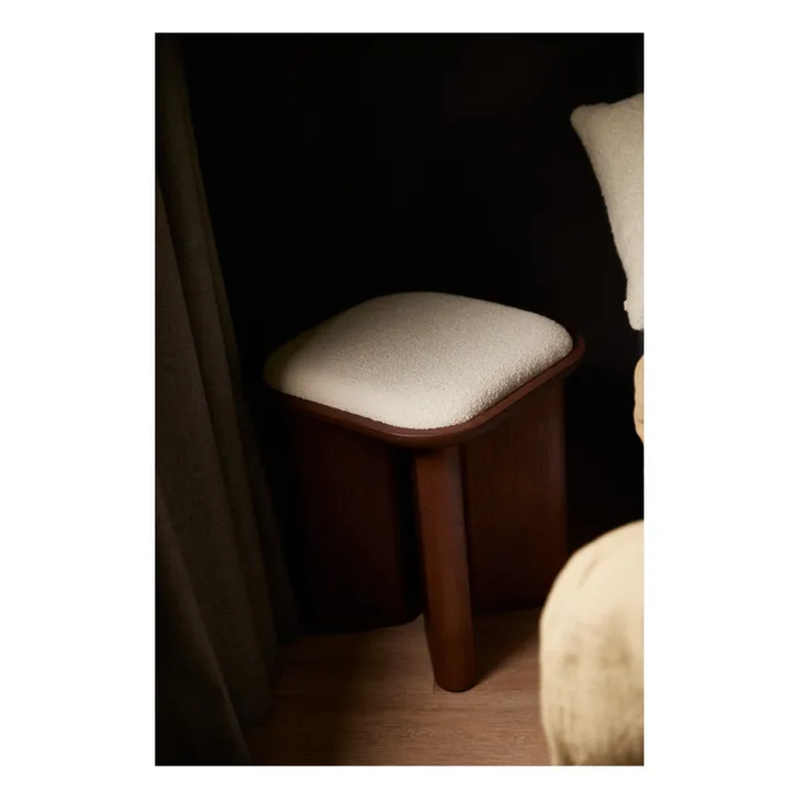 Gabrielle Paris Pouf lazare  | Noyer