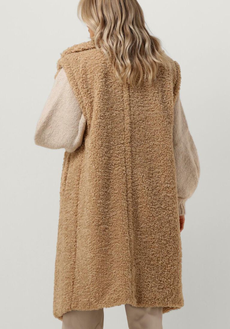NOTRE-V taupe notre-v gilet teddy gilet