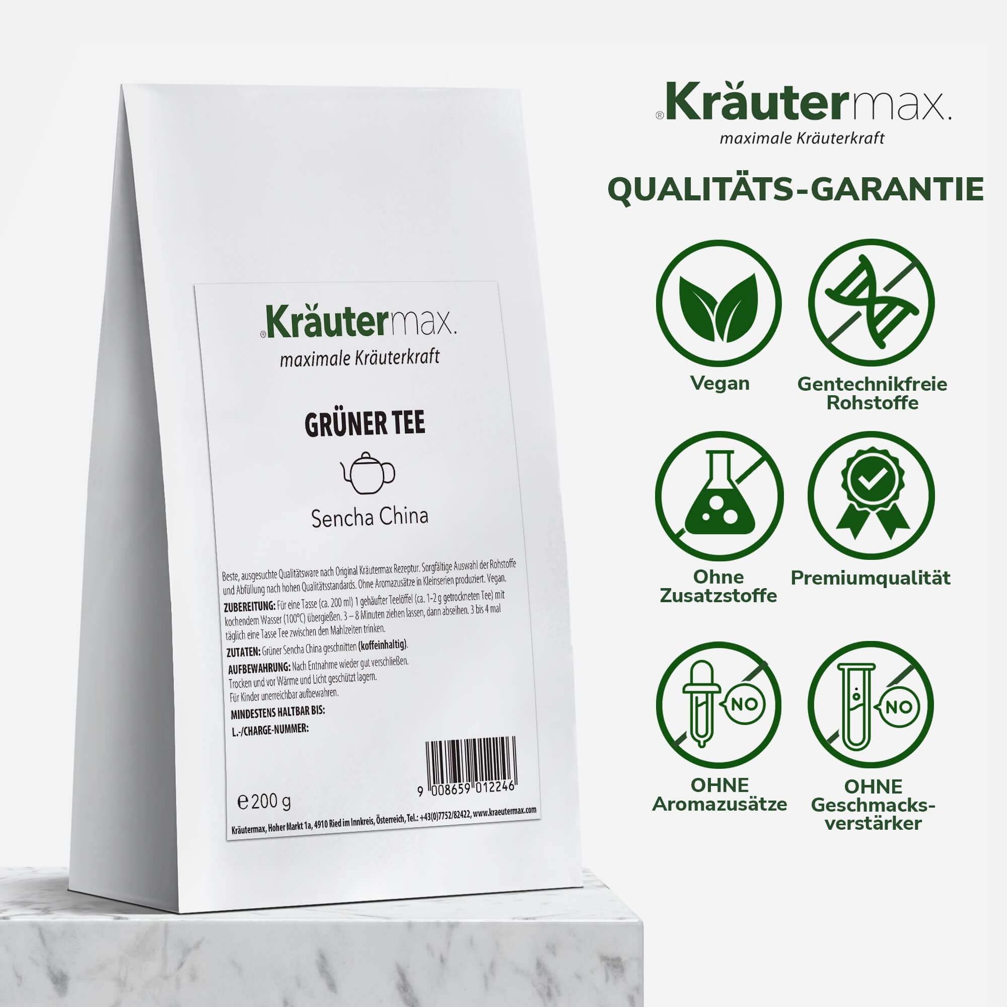 Kräutermax Grüner Sencha Tee