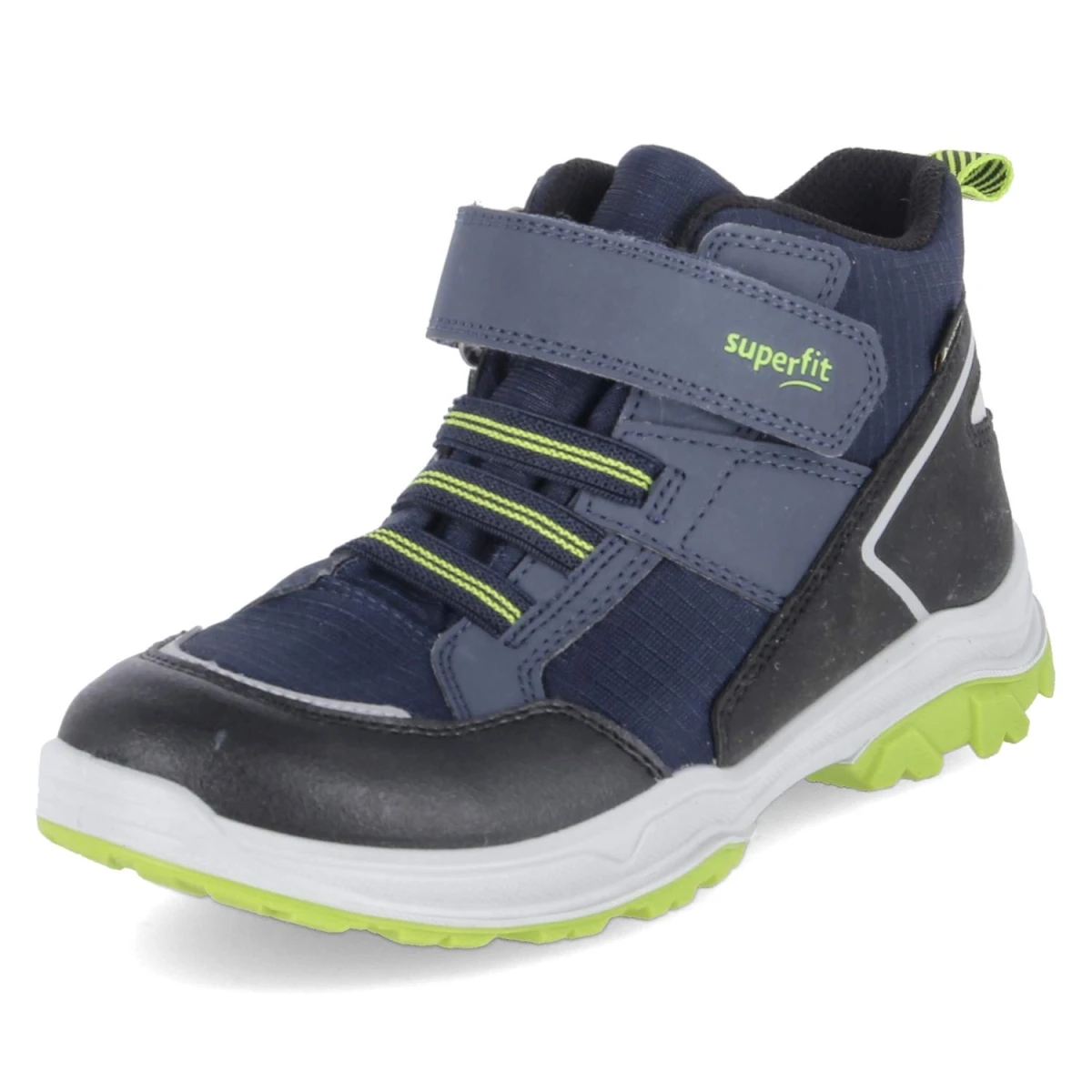 SuperfitWinterboots JUPITER - BLAU/HELLGRÜN