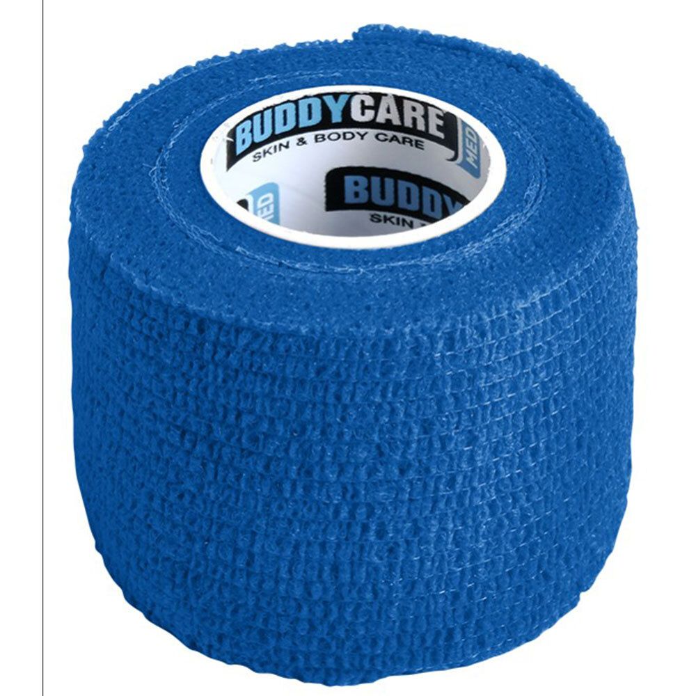 BUDDYCARE® MED Pflasterbandage BLAU 2,5cmx4,5m Latexfrei