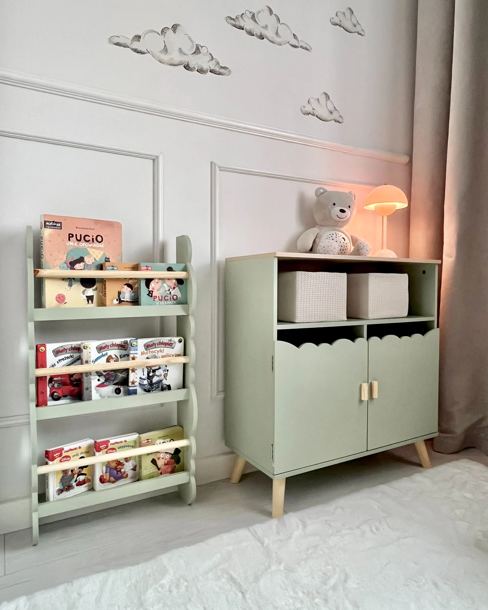 Kast LACKEY Lichtgroen