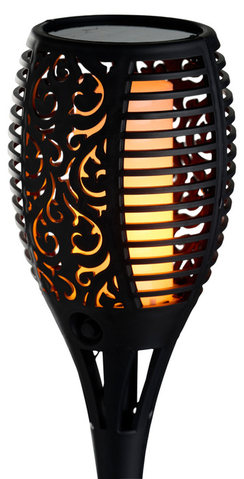 Fakkel med solceller Ø12 x H78 cm - Garden