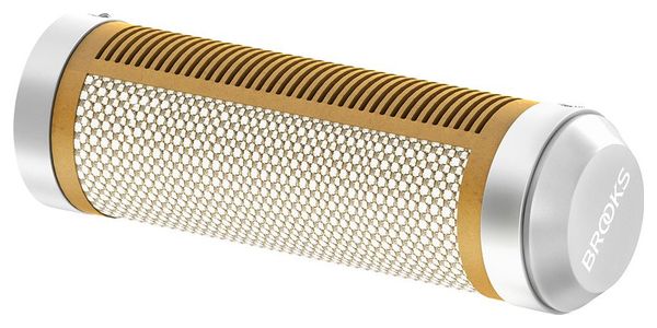 Paire de Poignées Brooks Cambium Rubber 100/100mm Naturel