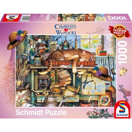 Schmidt Spiele Puzzle - Remington, der Gärtner, 1000 Teile