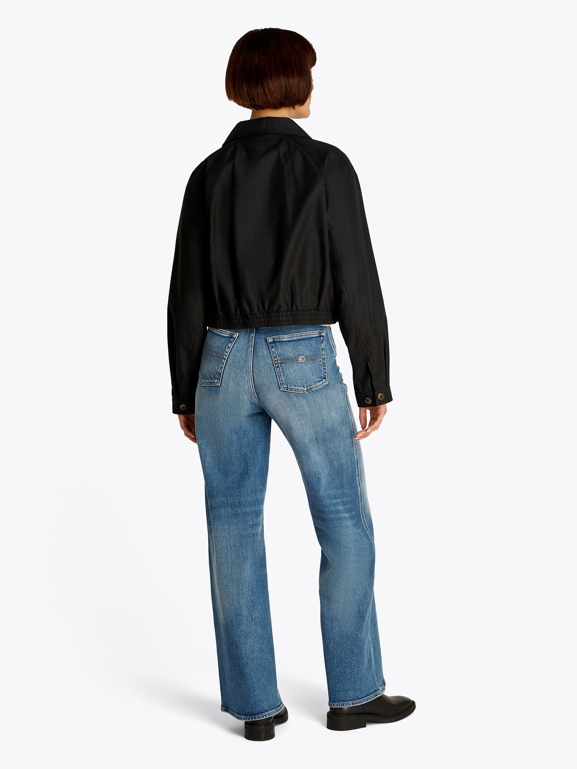 Tommy Jeans Blouson »TJW COTTON JACKET EXT« mit kurzem Schnitt, mit Raglanärmeln