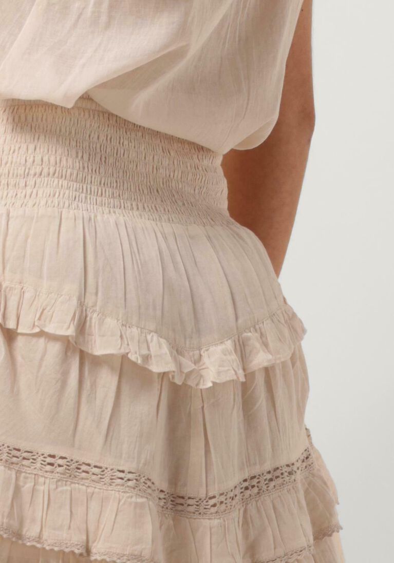 NOTRE-V ecru notre-v minirok voile skirt