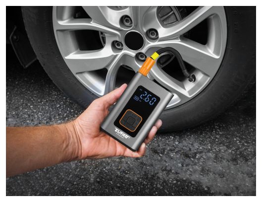 Eufab -  Mini Compresseur D'air Rechargeable En Usb Type C Ou Type A