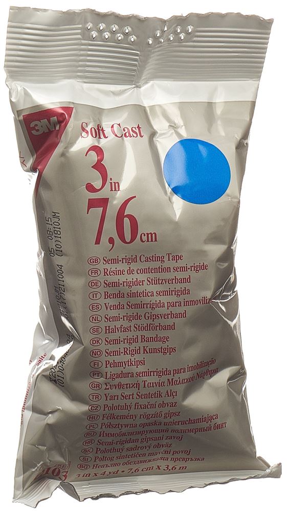 SCOTCHCAST Scotchcast Softcast 7.5cmx3.65m blau 1 Stk