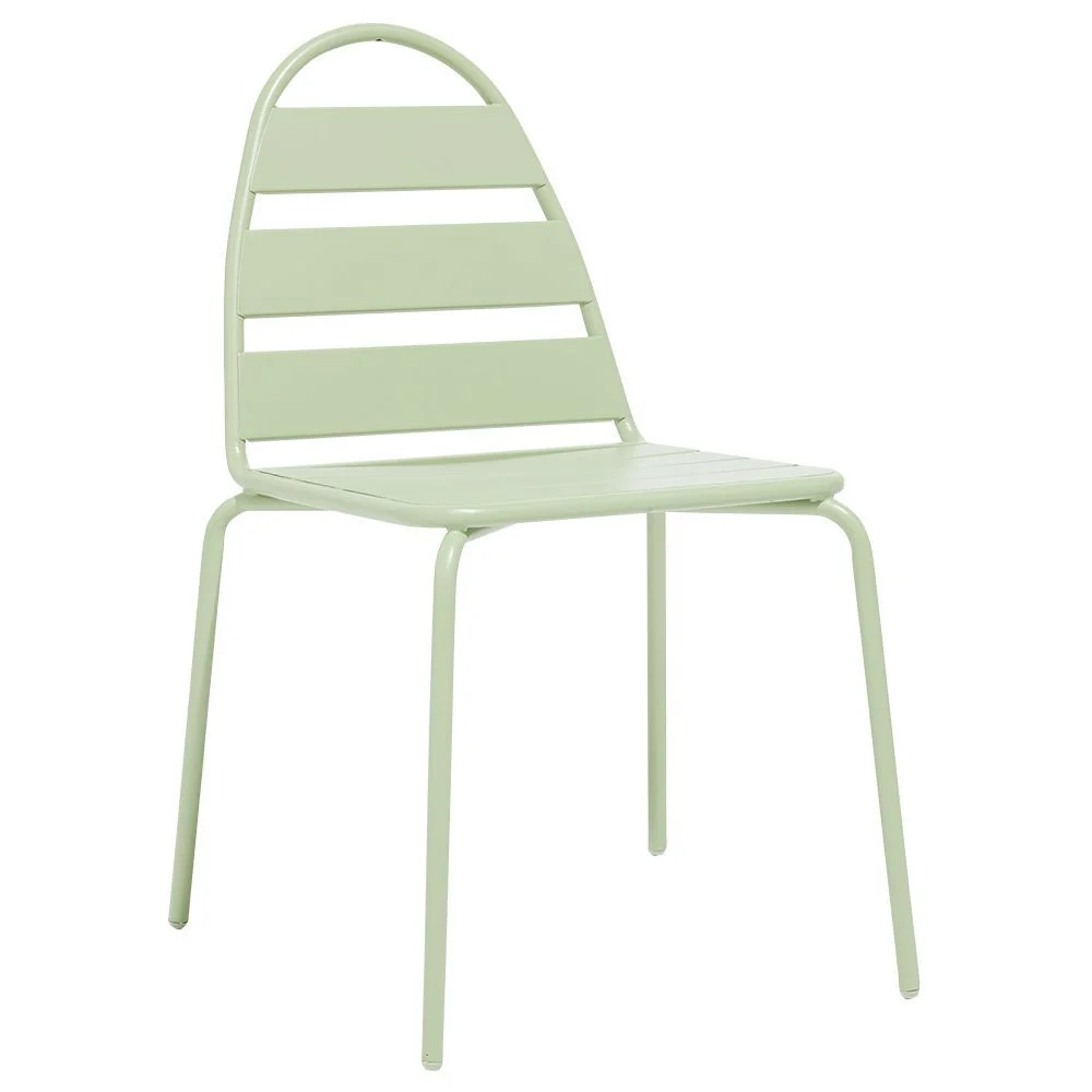 Chaise de jardin Fun métal vert 58x45xH82cm