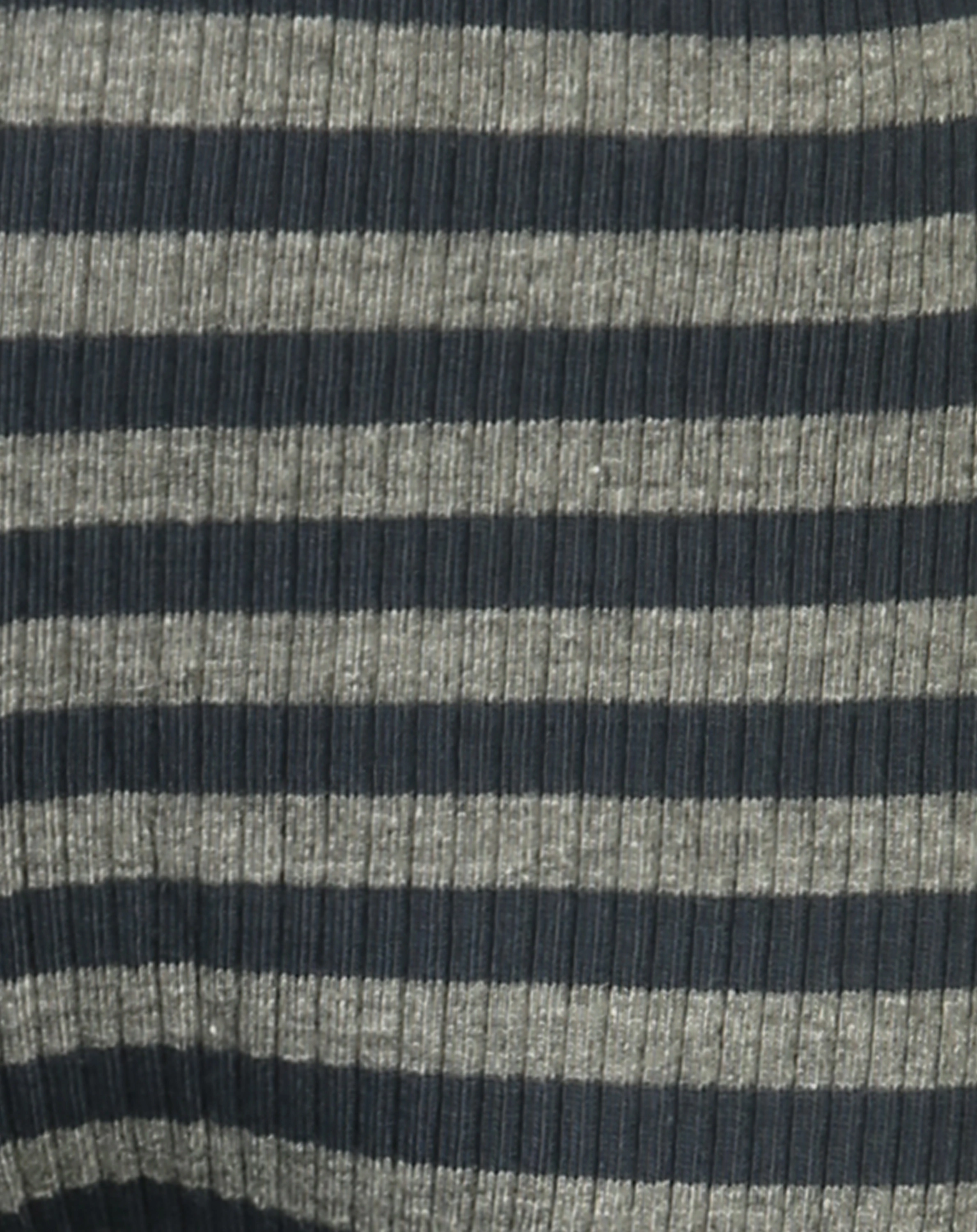 Leggings RIB STRIPE in blue/grey melange