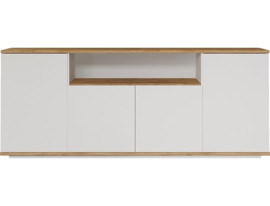 CONCEPT1 - Bahut Fr15aw pin atlantique blanc 180 x 44,5 x 75cm