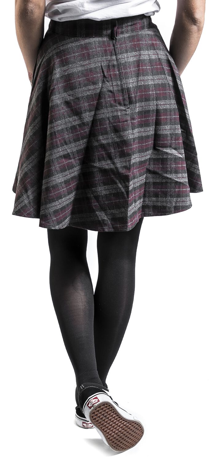 Jupe Evasée Rock Check | Banned Retro Jupe courte